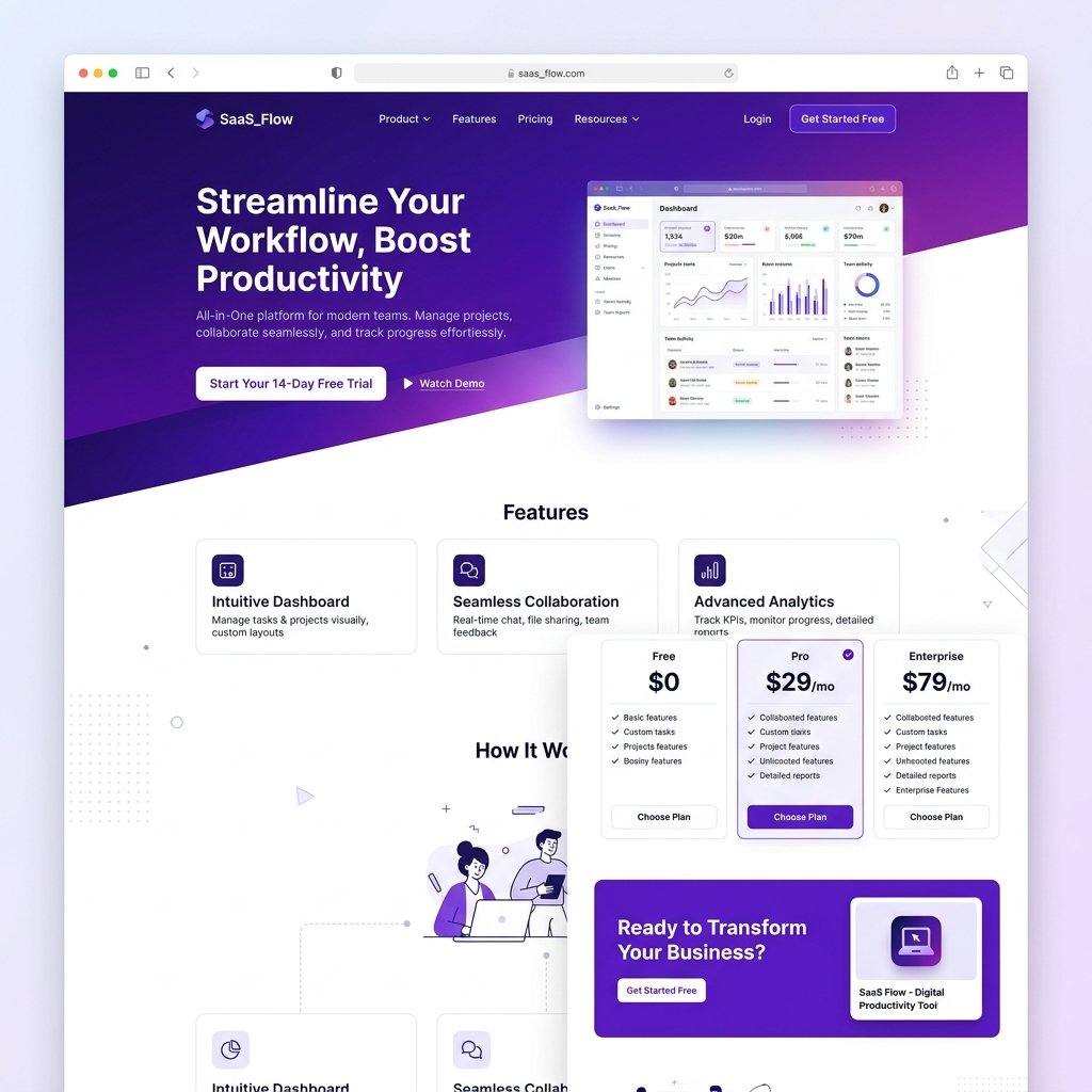 SaaS Landing Page Kit